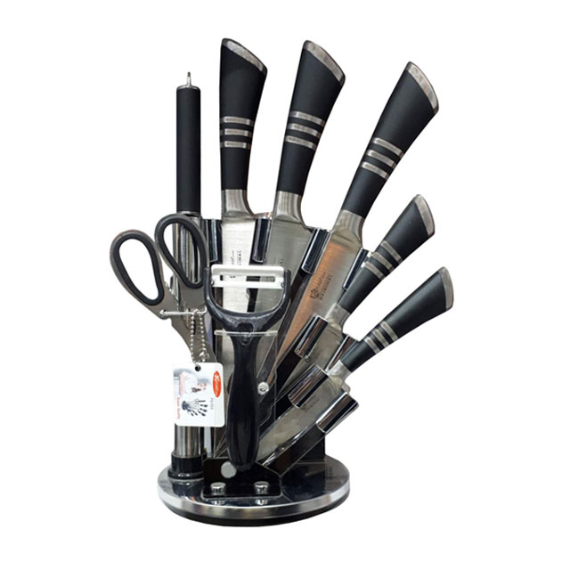 سرویس چاقو آشپزخانه 9 پارچه فوما مدل FU-533