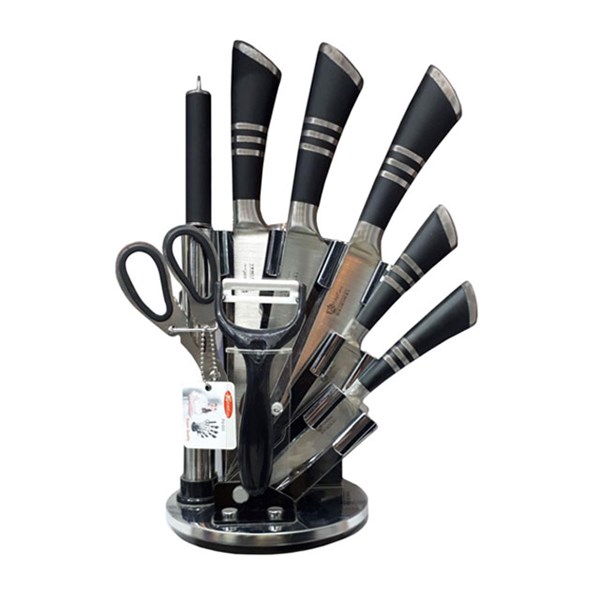 سرویس چاقو آشپزخانه 9 پارچه فوما مدل FU-533