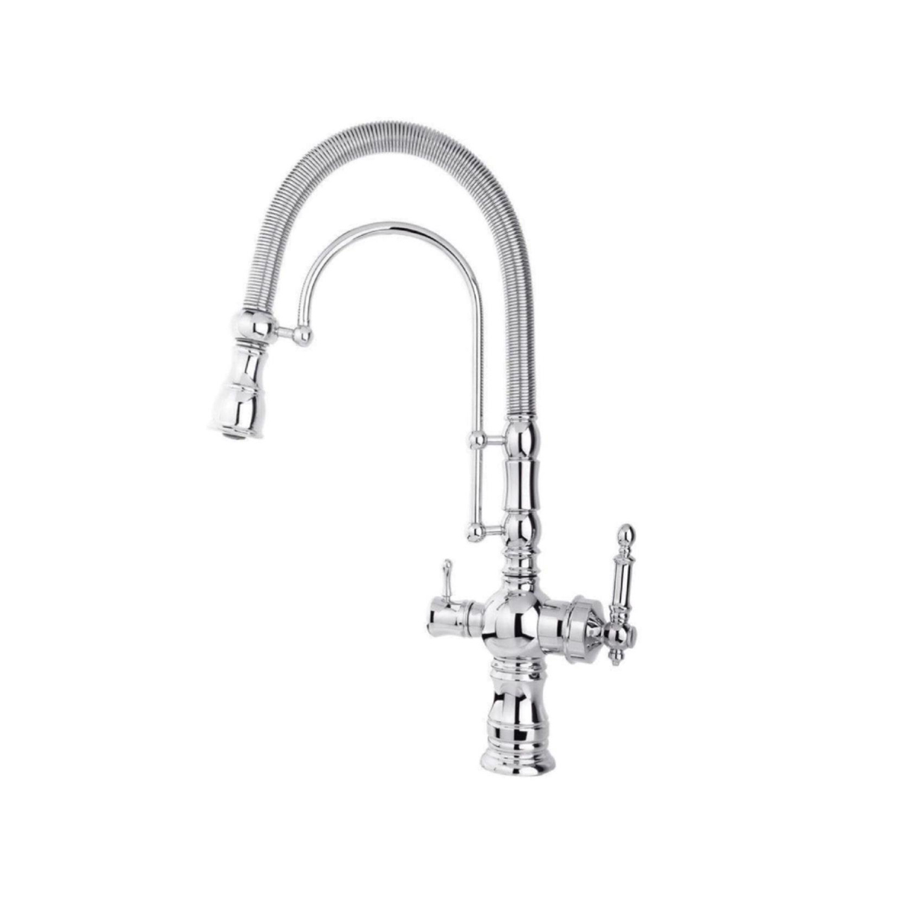 شیر ظرفشویی دومنظوره فنردار آتیه مدل آبشار