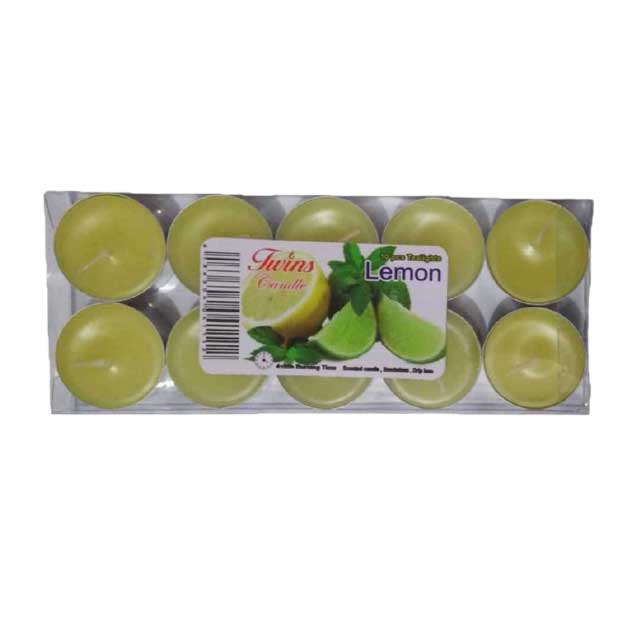 شمع سلین وارمر مدل لیمو بسته 10 عددی