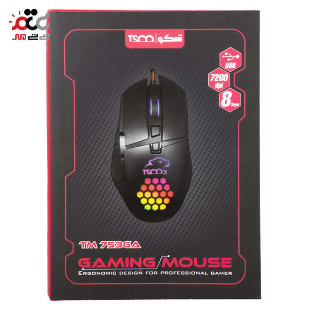 ماوس مخصوص بازی تسکو مدل TM 753 GA