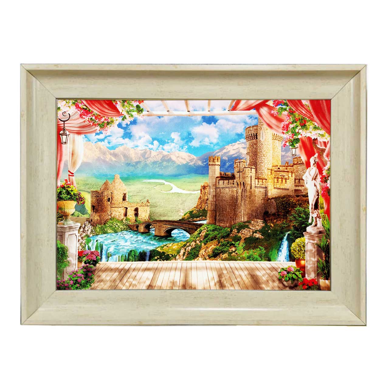 تابلو فرش با زیبا ترین قاب