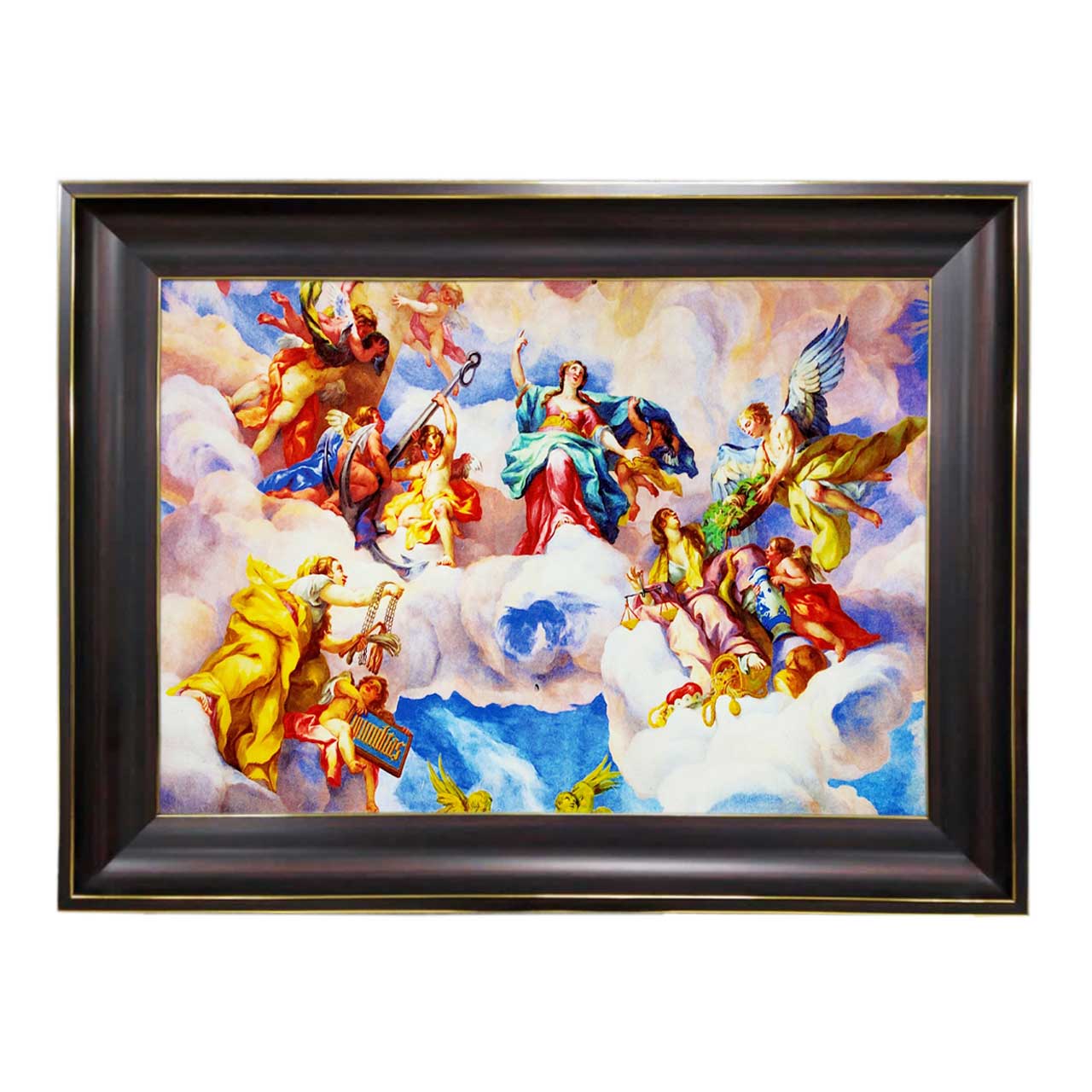 تابلو فرش چاپی طرح بهشت کد 11092 سایز 60×40 سانتی متری