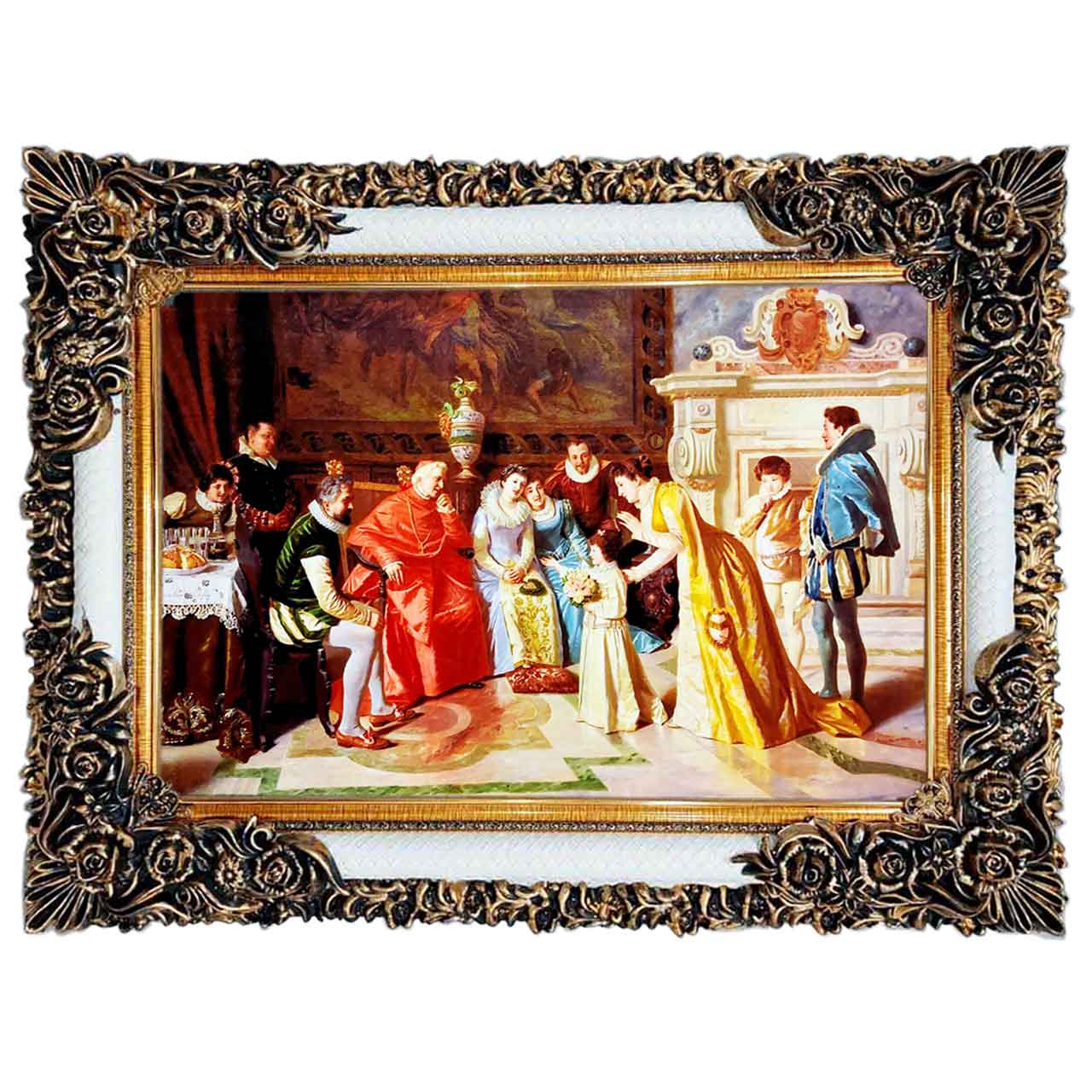 تابلو فرش چاپی طرح پاپ کد 11015 سایز 100×50 سانتی متری