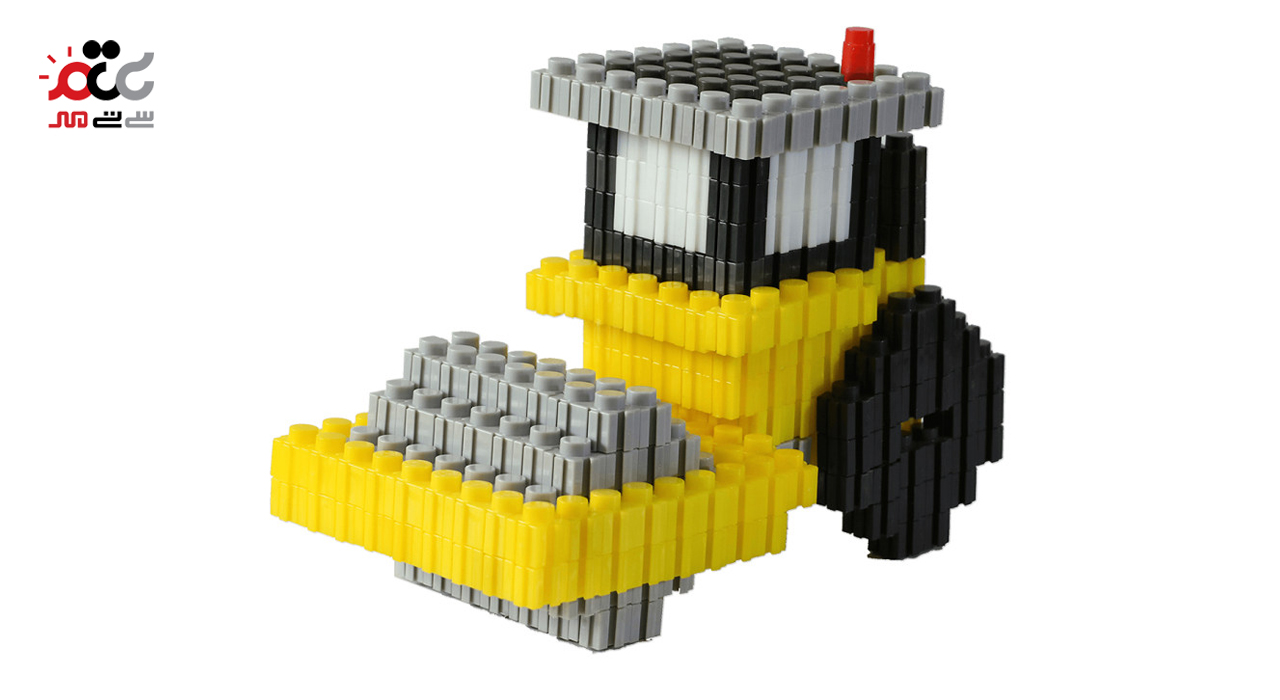 ساختنی پویا مدل ماشین آلات راه‌سازی 550 قطعه ای