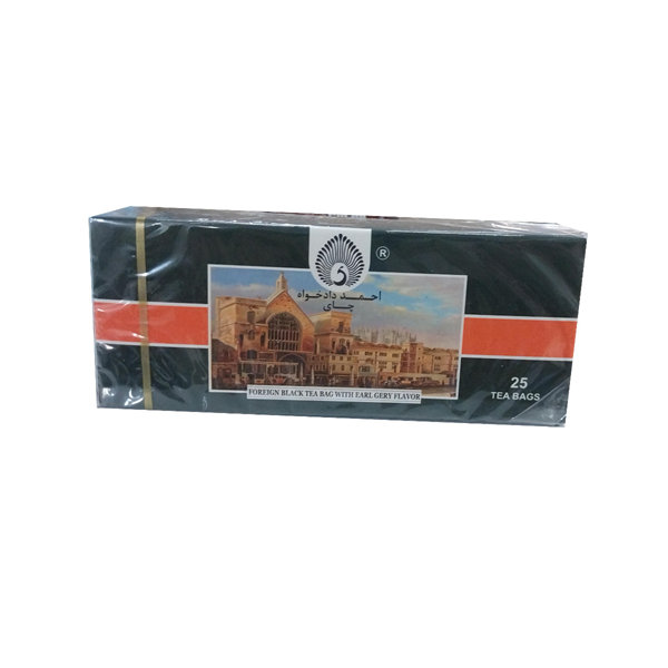 چای سیاه کیسه ای عطری احمد دادخواه 25 عددی