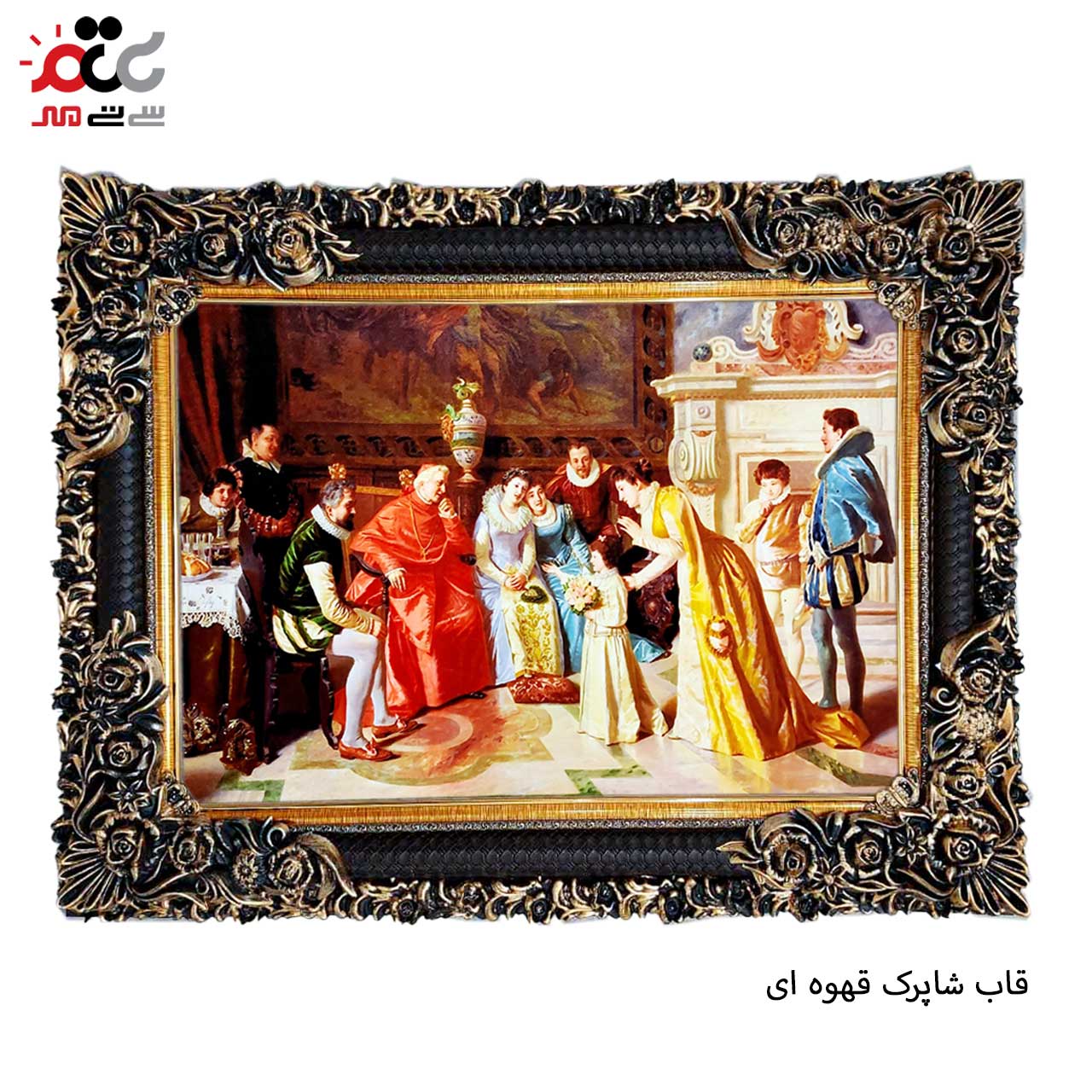 تابلو فرش چاپی طرح پاپ کد 11015 سایز 50×50 سانتی متری