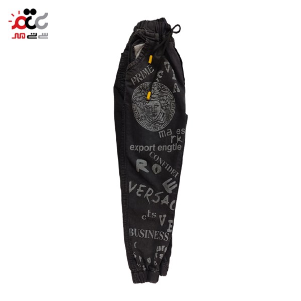 شلوار بچگانه اسلش کتان مدل versace