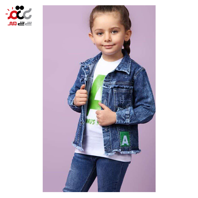 ست بچگانه جین مدل دو تیکه کد 80