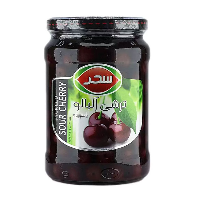 ترشی آلبالو سحر 660 گرمی