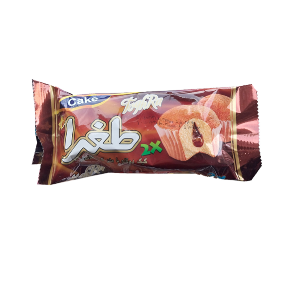 کیک مغز دار کرم کاکائو دوقلو طغرا  80 گرمی