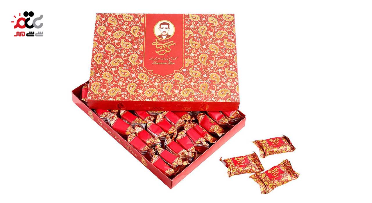 گز لقمه ای 28 % بادامی کرمانی 450 گرمی 