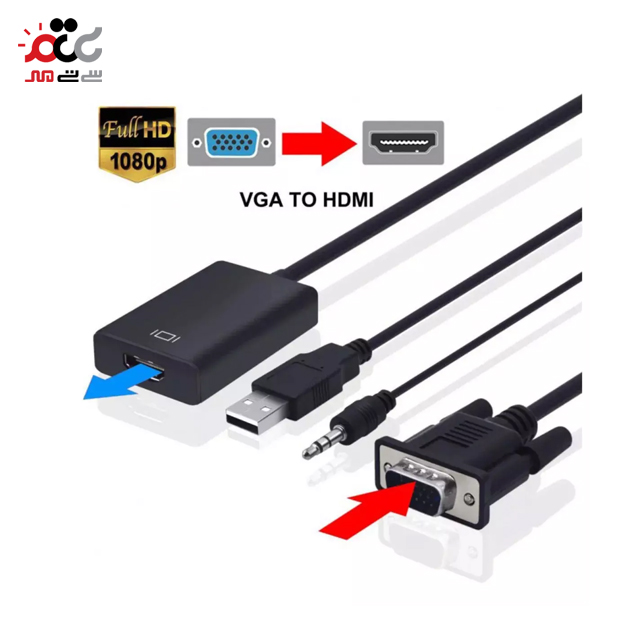 انواع کابل تبدیل انزو مدل VGA TO HDMI