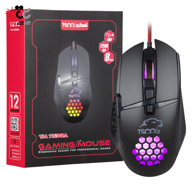 ماوس مخصوص بازی تسکو مدل TM 753 GA
