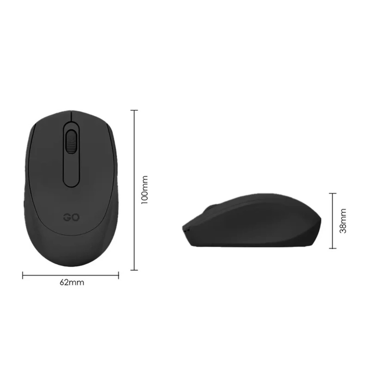 ماوس بی سیم FANTECH مدل GO W603 - مشکی (گارانتی متین)