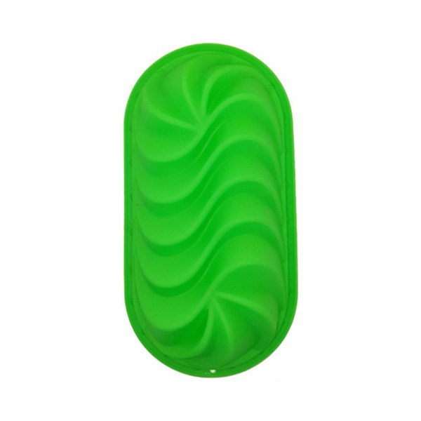 قالب ژله بیضی سیلیکونی روما طرح پیچ کد 5229