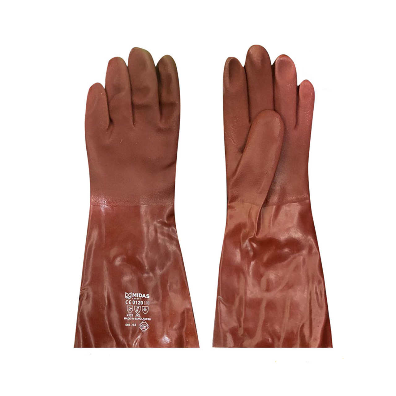 دستکش صنعتی ضد اسید میداس