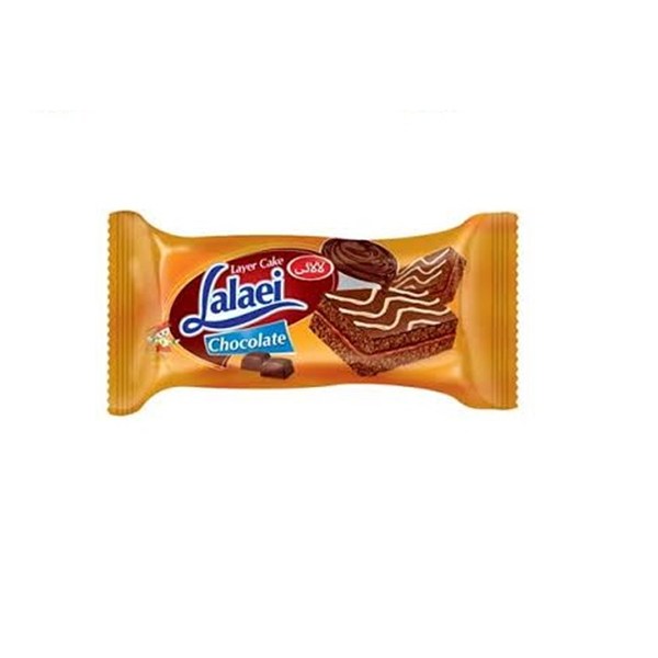 کیک اسفنجی لایه ای کاکائویی لالائی 50 گرمی
