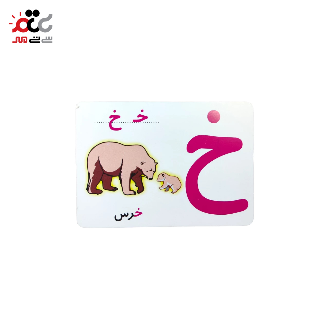 فلش کارت آموزشی الفبای فارسی ضامن آهو مجموعه 32 عددی
