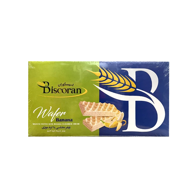 ویفر مجلسی موزی بیسکوران 1000 گرمی