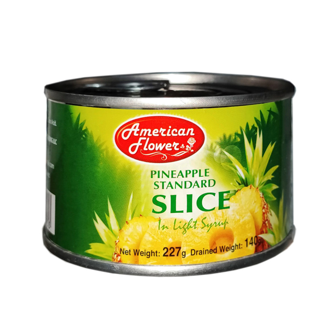  کمپوت آناناس حلقه ای آمریکن فلاور 227 گرمی