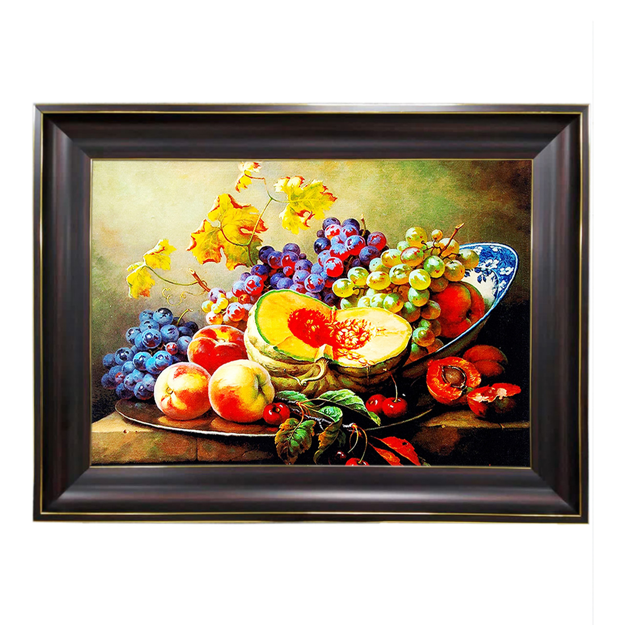 تابلو فرش چاپی طرح میوه کد 12033 سایز 60×40 سانتی متری