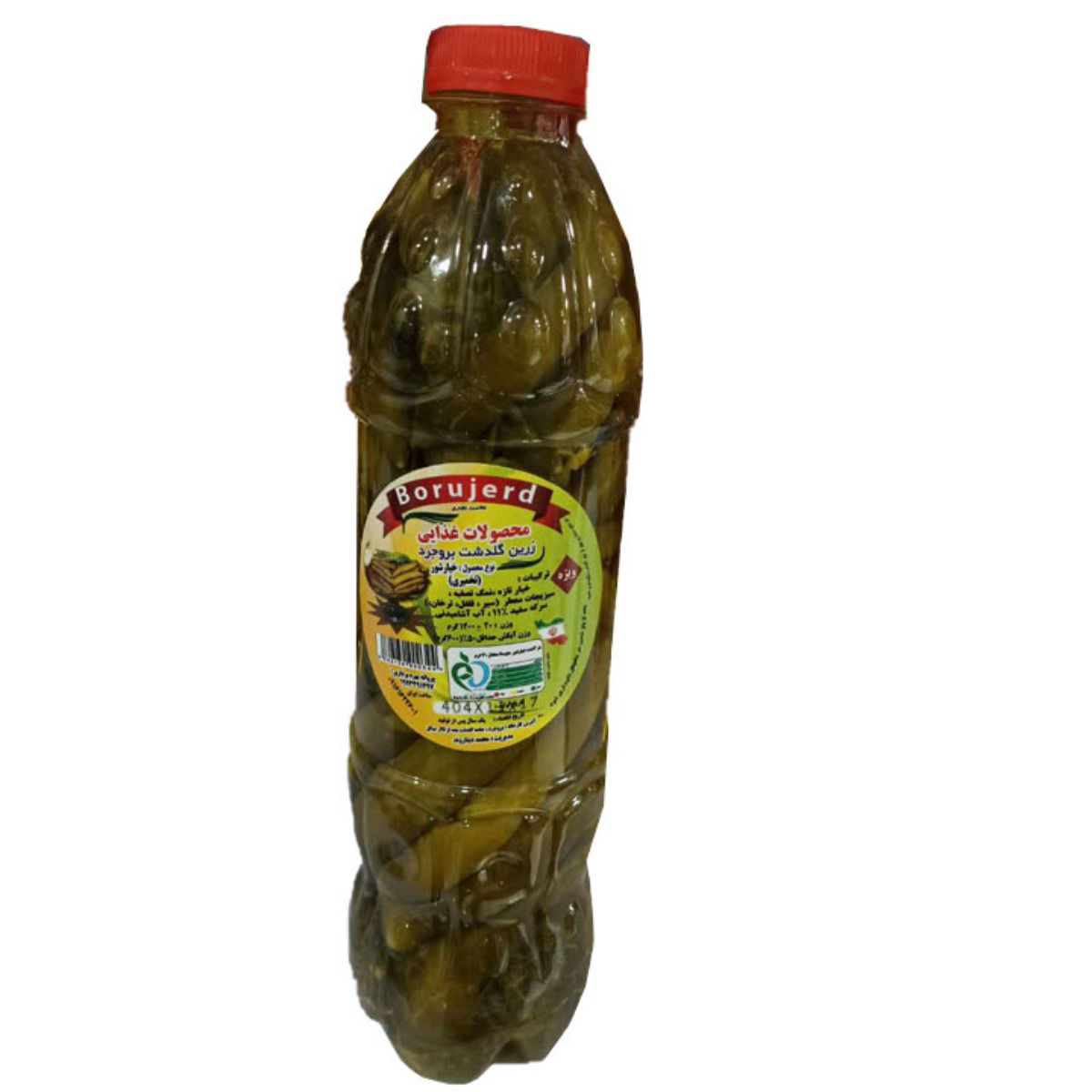 خیارشور بطری زرین 1200 گرمی