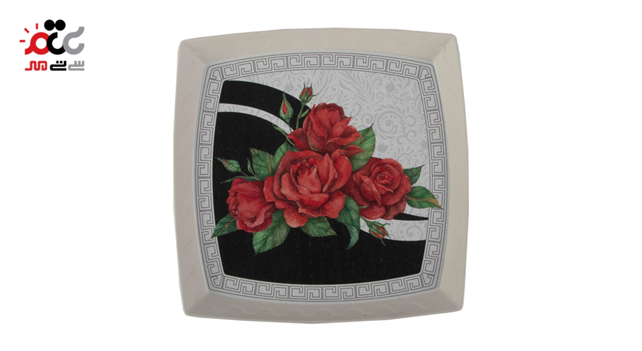 سینی پلاستیکی مربع کاوه پلاست