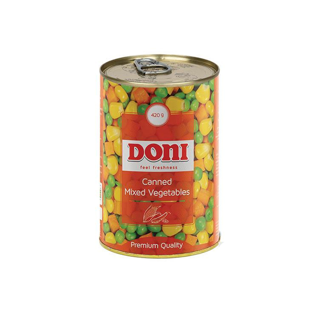 کنسرو سبزیجات مخلوط دونی 420 گرمی