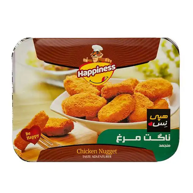 ناگت مرغ 70 درصد هپی نس 300 گرمی