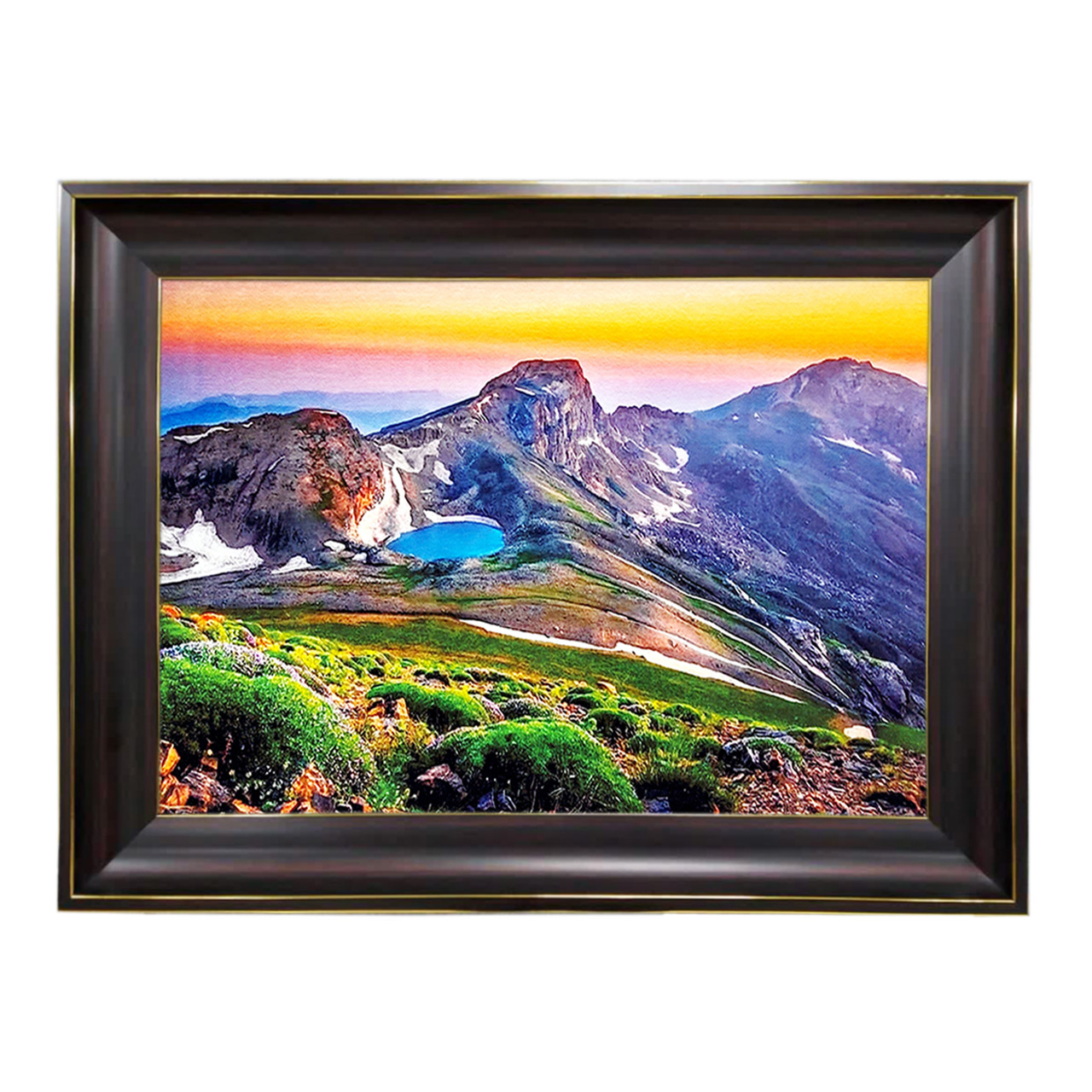 تابلو فرش چاپی طرح کوه کد 10289 سایز 60×40 سانتی متری