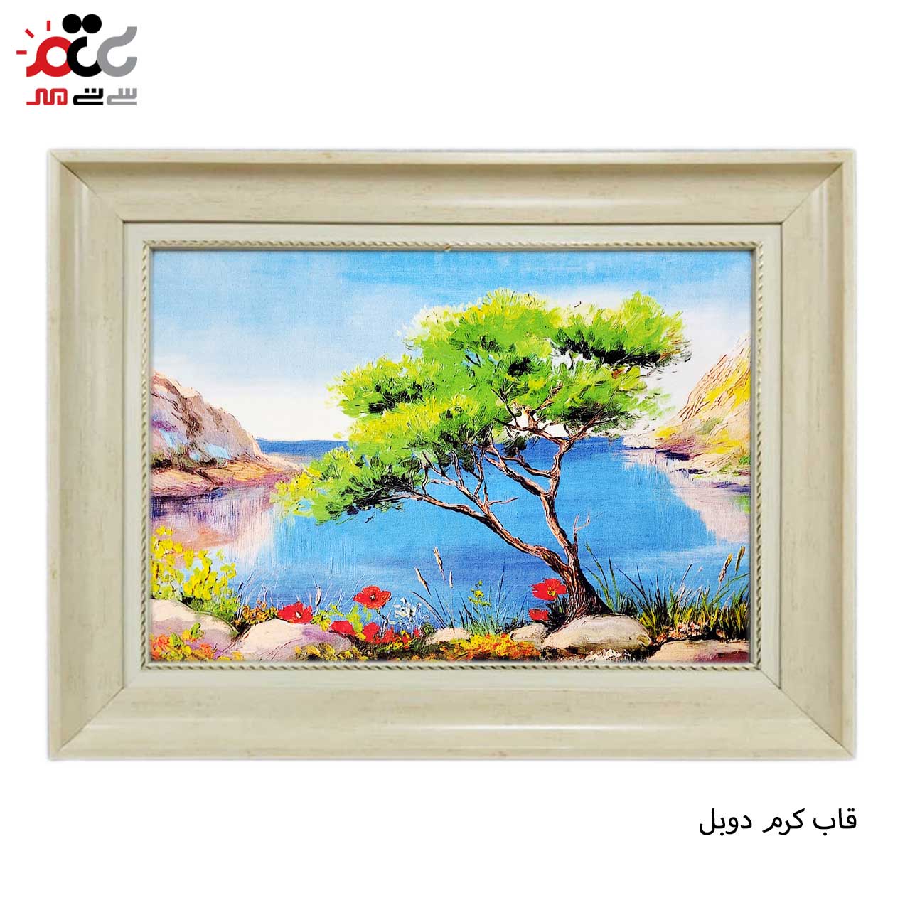 تابلو فرش طرح دار با قاب