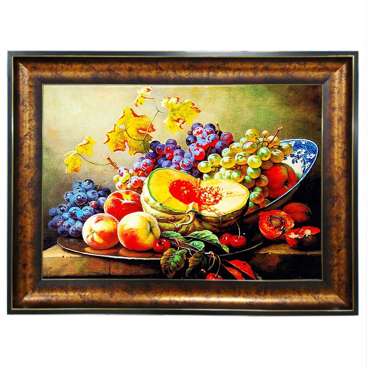 تابلو فرش چاپی طرح میوه کد 12033 سایز 100×50 سانتی متری