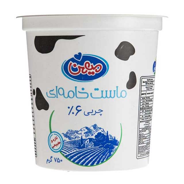 ماست خامه ای میهن 750 گرمی