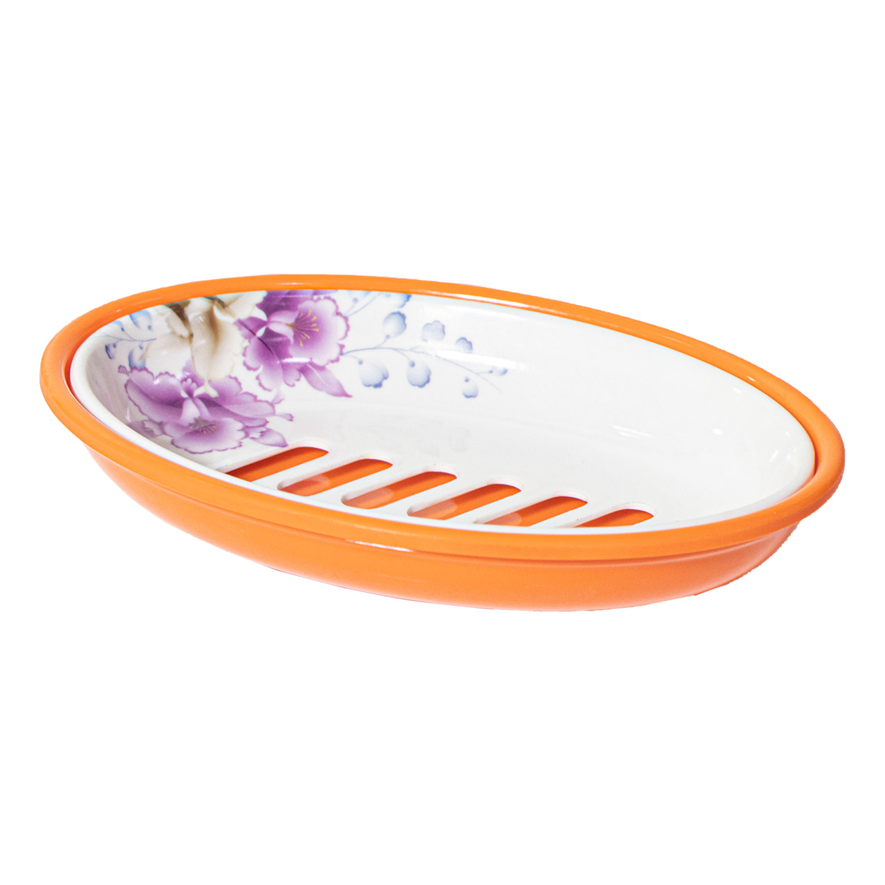 جا صابونی ملامین طرح گل دار