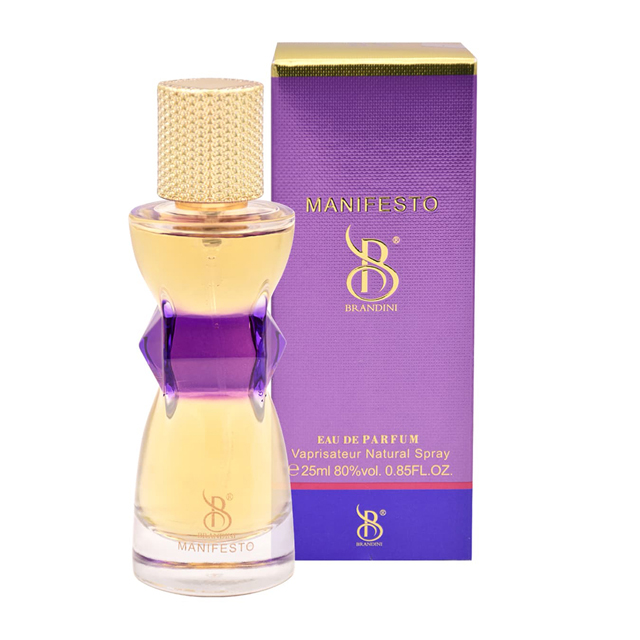  ادکلن زنانه مانیفستو 25 میلی لیتر برندینی 