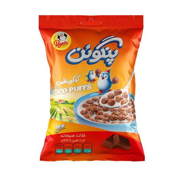 ذرت توپی با کاکائو پنگوئن 60 گرمی