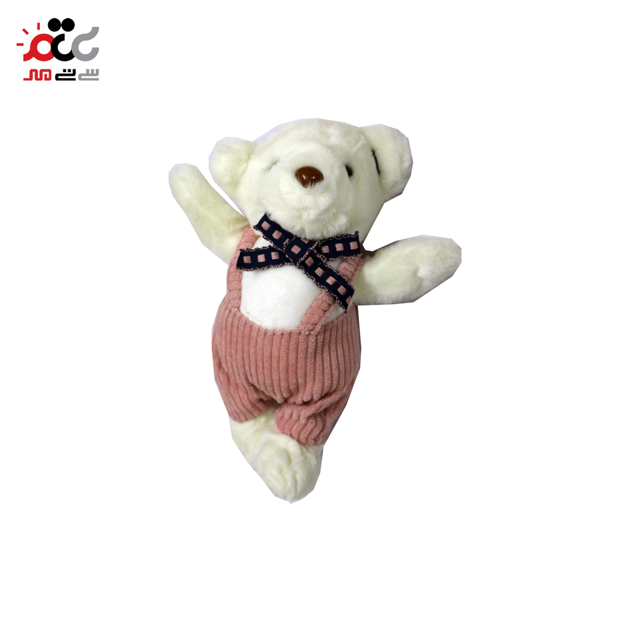 بهترین جاسوییچی پولیشی خرس لباس دار صورتی کد 10