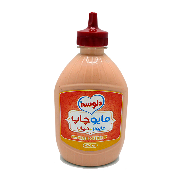 سس مایونز و کچاپ مایو چاپ دلوسه 470 گرمی