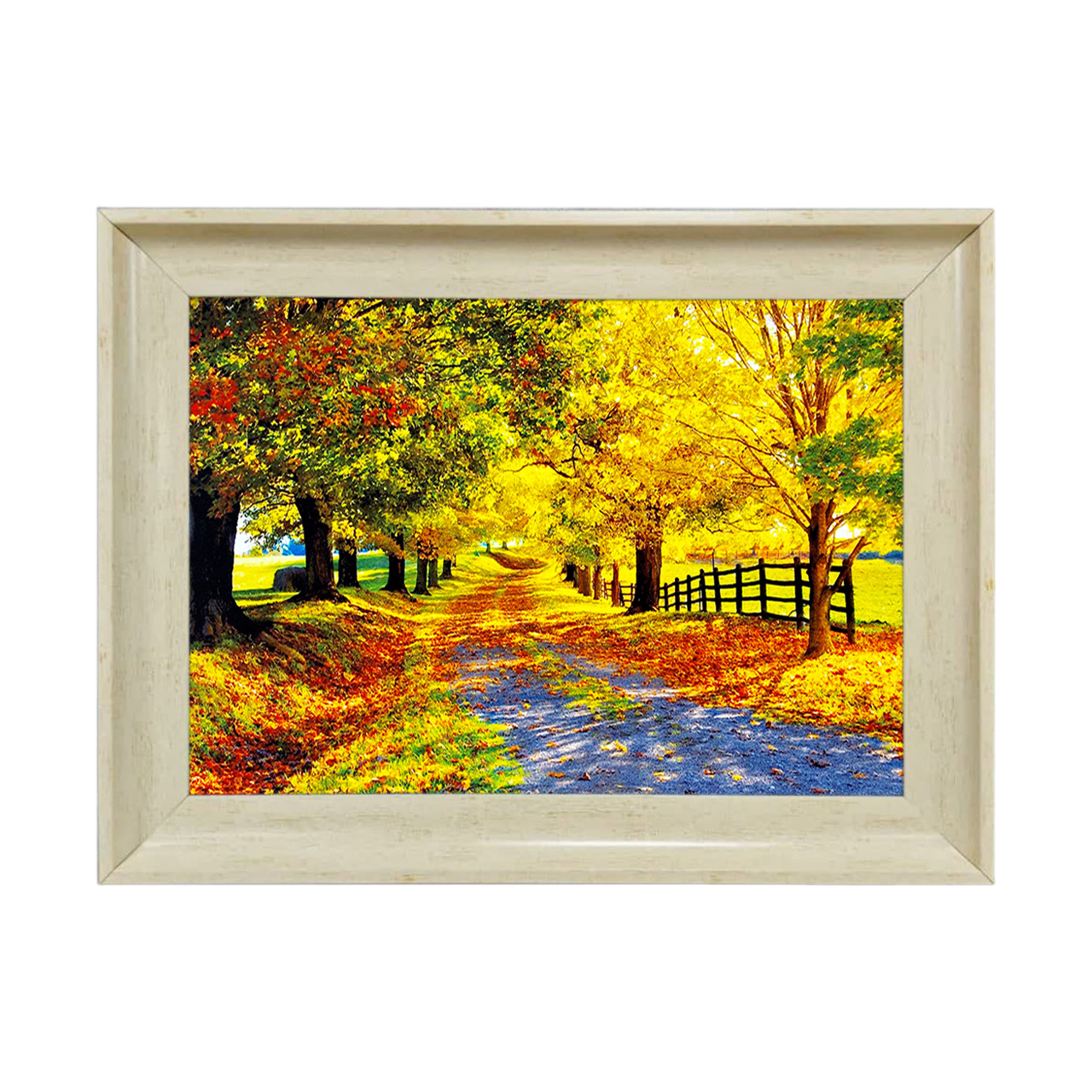 تابلو فرش چاپی طرح منظره کد 10210 سایز 50×35 سانتی متری