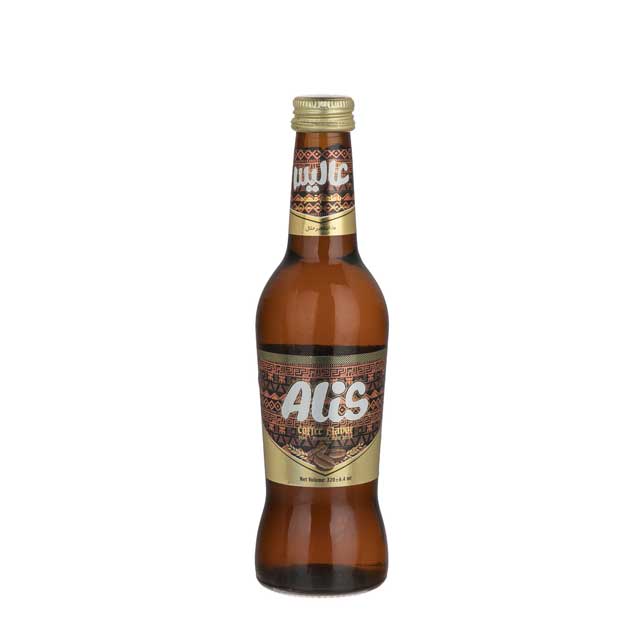 نوشیدنی مالت بدون الکل با طعم قهوه عالیس 320 میلی لیتری