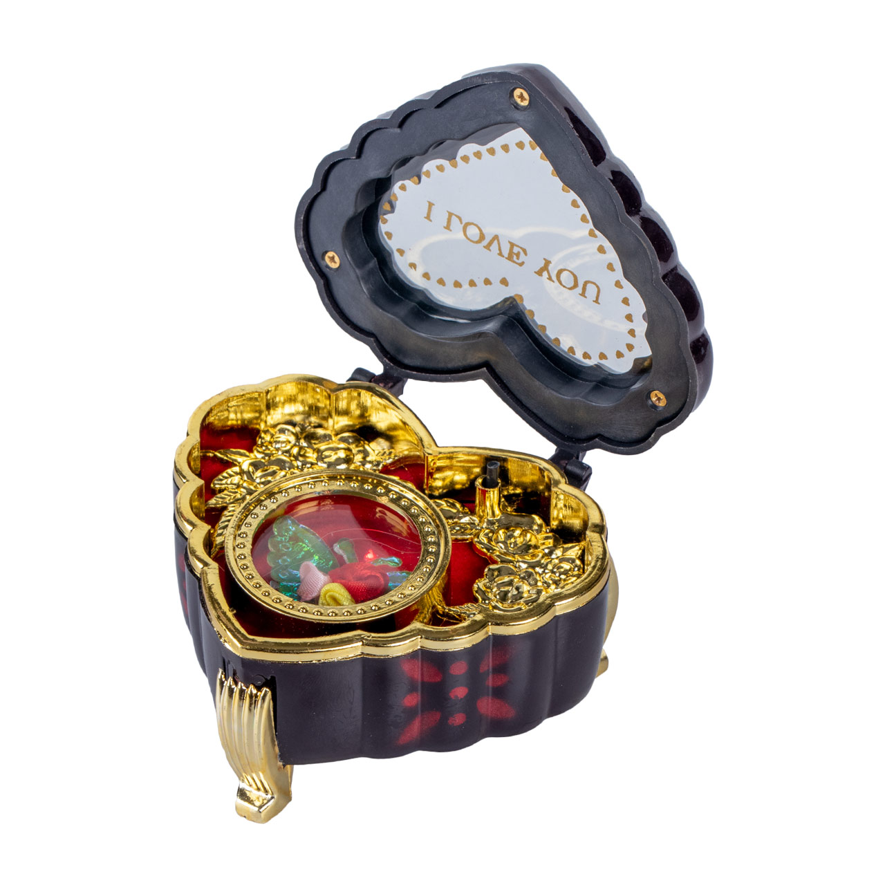 جعبه موزیکال مدل قلب پایه دار