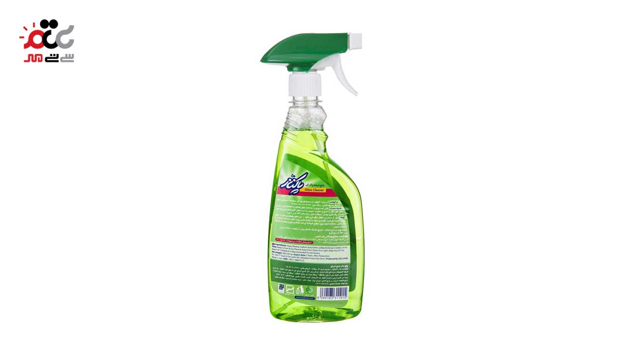 مایع شیشه پاک کن سبز پاکناز 500 گرمی