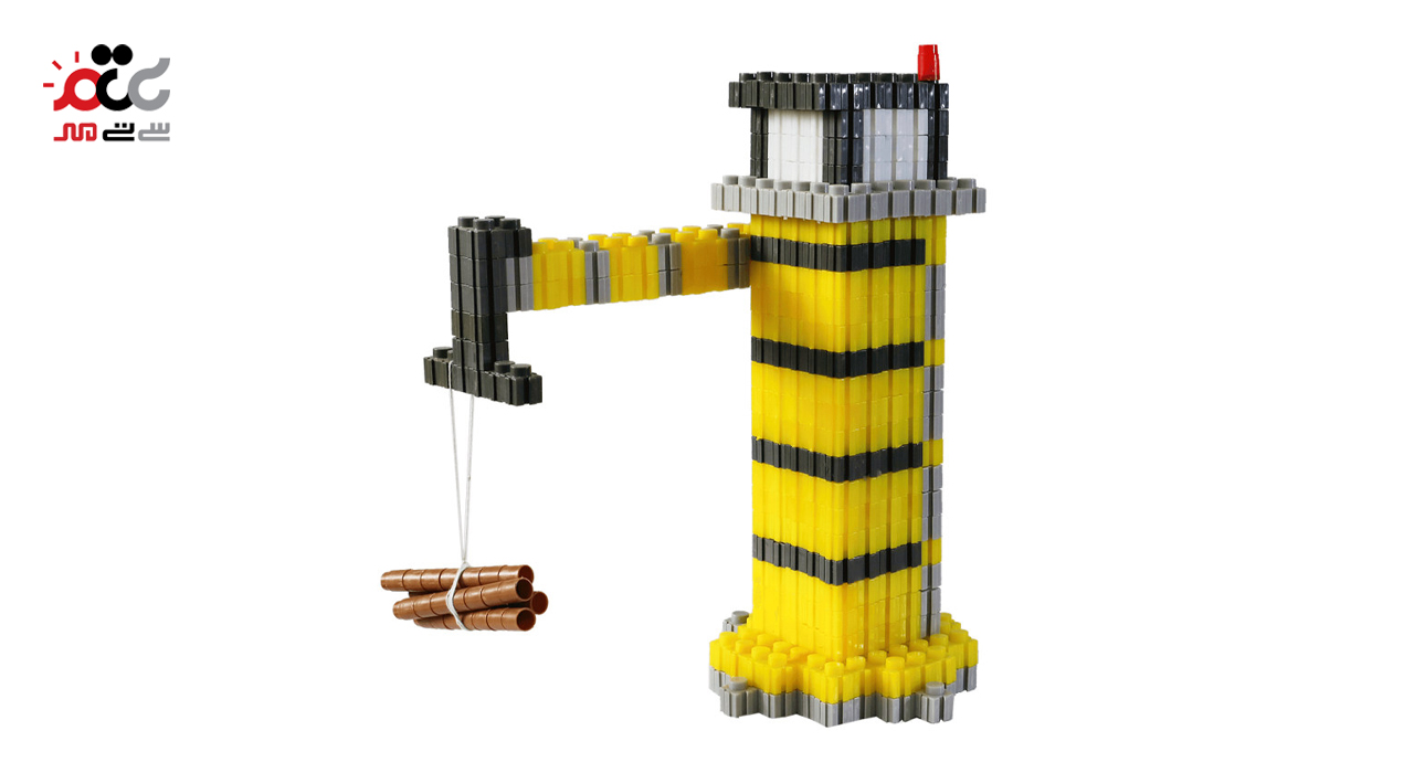 ساختنی پویا مدل ماشین آلات راه‌سازی 550 قطعه ای