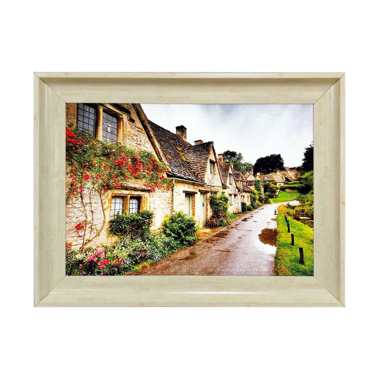 تابلو فرش چاپی طرح جاده کد 10002 سایز 50×35 سانتی متری