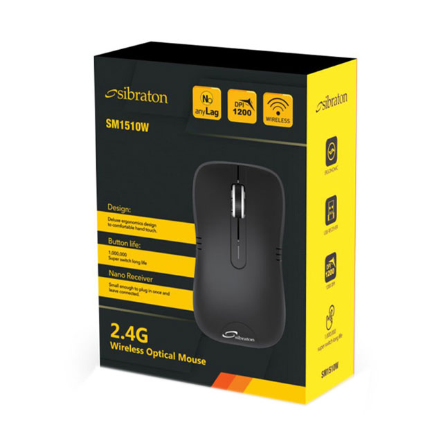 ماوس بی سیم سیبراتون مدل SM1510W