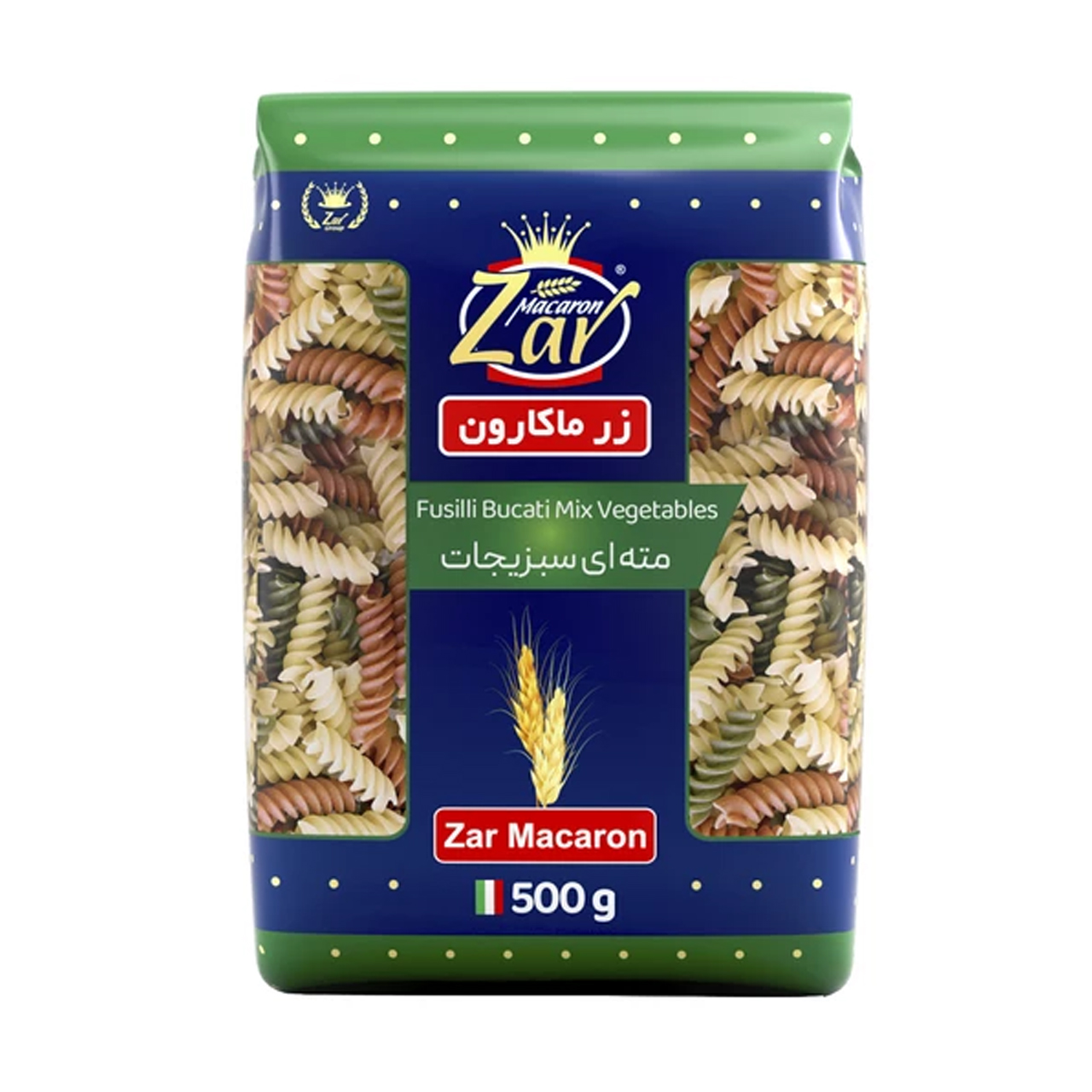 بهترین ماکارونی زر ماکارون مته‌ای سبزیجات 