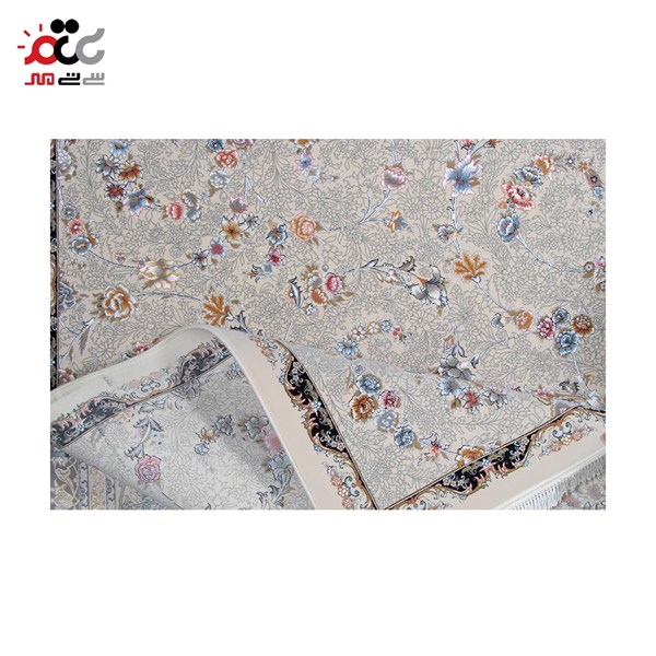 فرش ماشینی طرح بژ کد 1445
