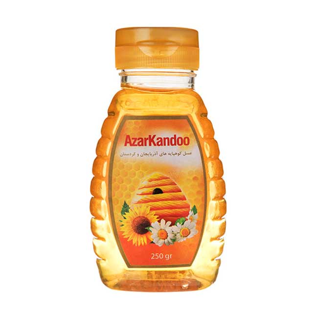 عسل طبیعی آذر کندو 250 گرمی