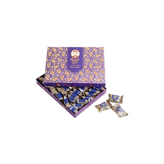 گز لقمه ای 28% مخلوط پسته و بادام کرمانی 450 گرمی